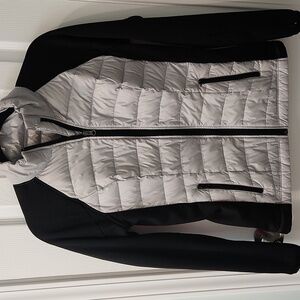 Calvin Klein Black and LIght Grey Performance Jacket